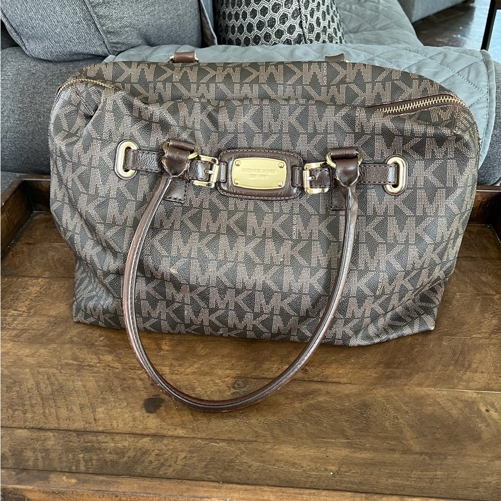 Michael Kors Dark Brown Signature Tote
